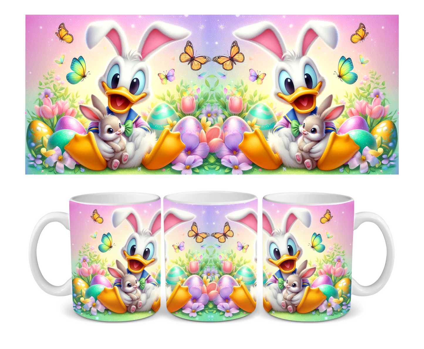 Baby Daisy Easter Ceramic Mug