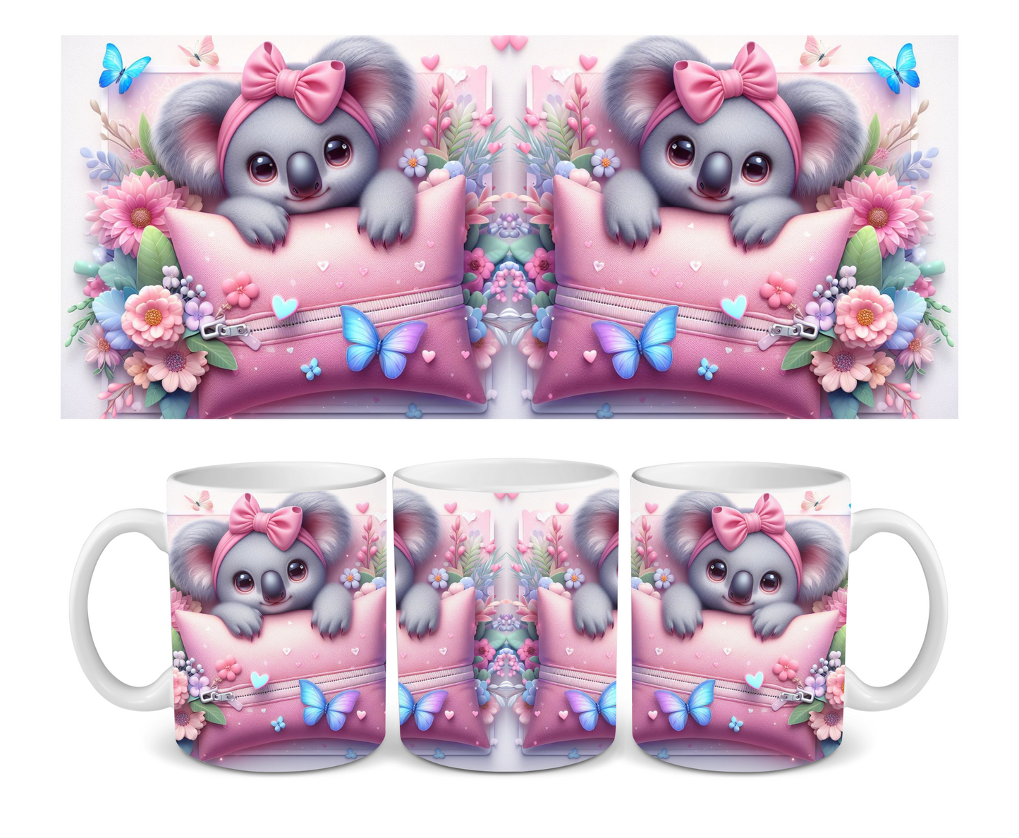 Koala in Pillow Ceramic Mug