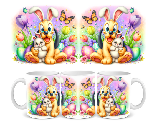 Baby Pluto Easter Ceramic Mug