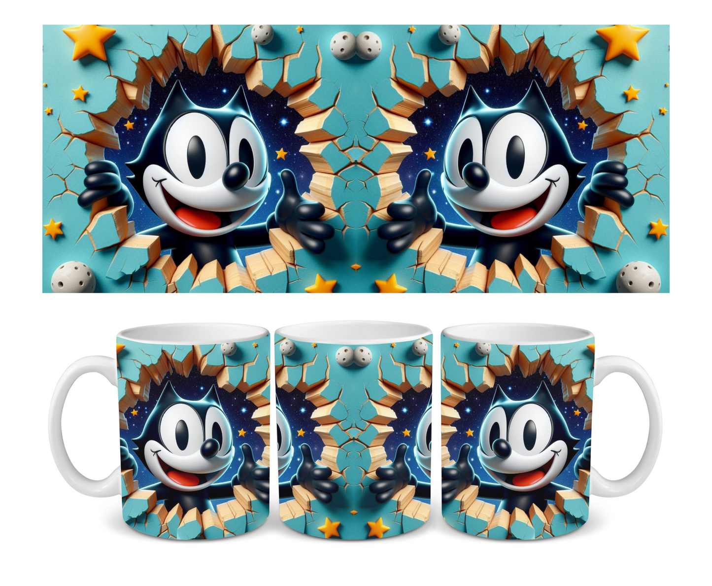 Felix Wall Break Ceramic Mug