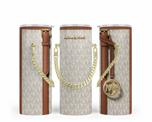 Michael Kors Handbag Inspired Chain Tumbler (002)