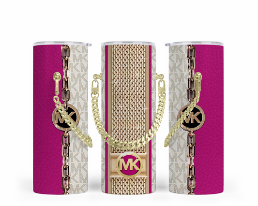 Michael Kors Handbag Inspired Chain Tumbler (007)