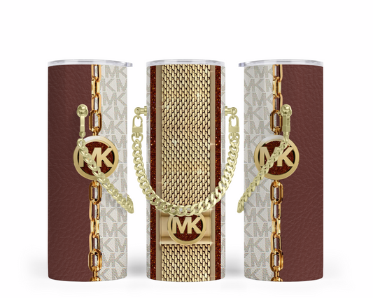 Michael Kors Handbag Inspired Chain Tumbler (010)