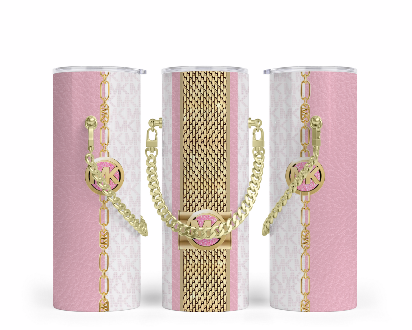 Michael Kors Handbag Inspired Chain Tumbler (012)