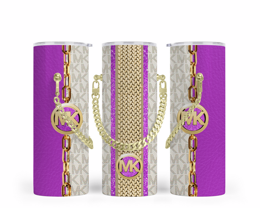 Michael Kors Handbag Inspired Chain Tumbler (013)