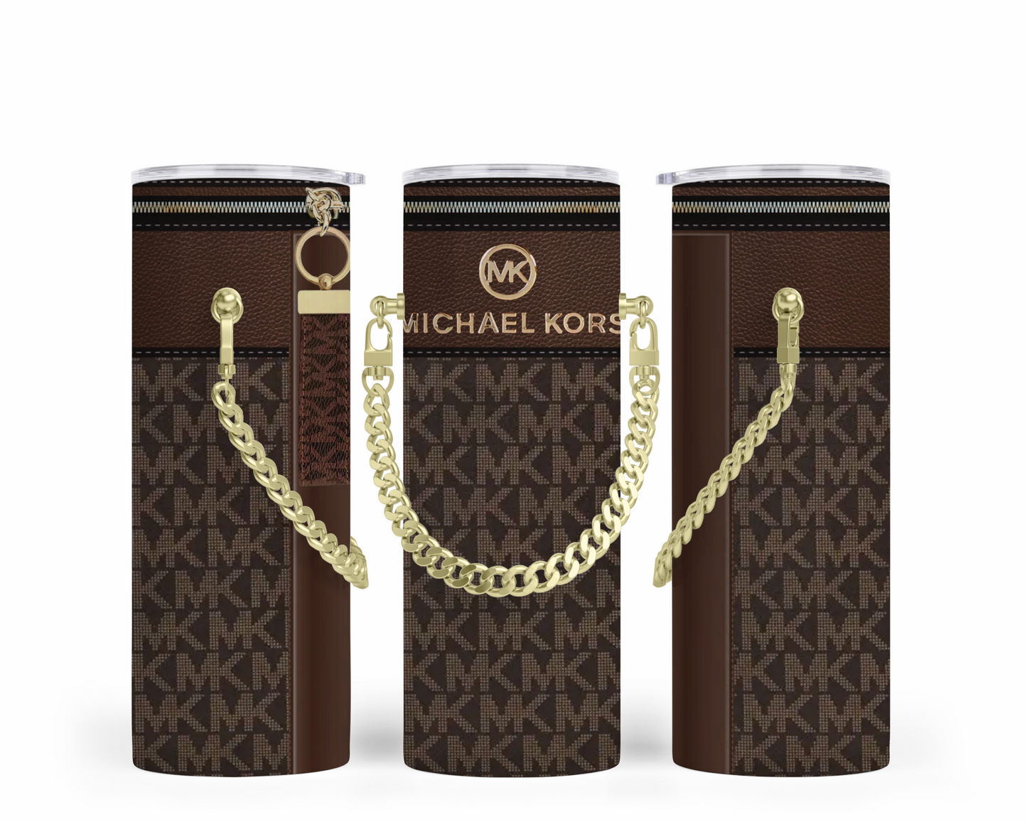 Michael Kors Handbag Inspired Chain Tumbler (018)