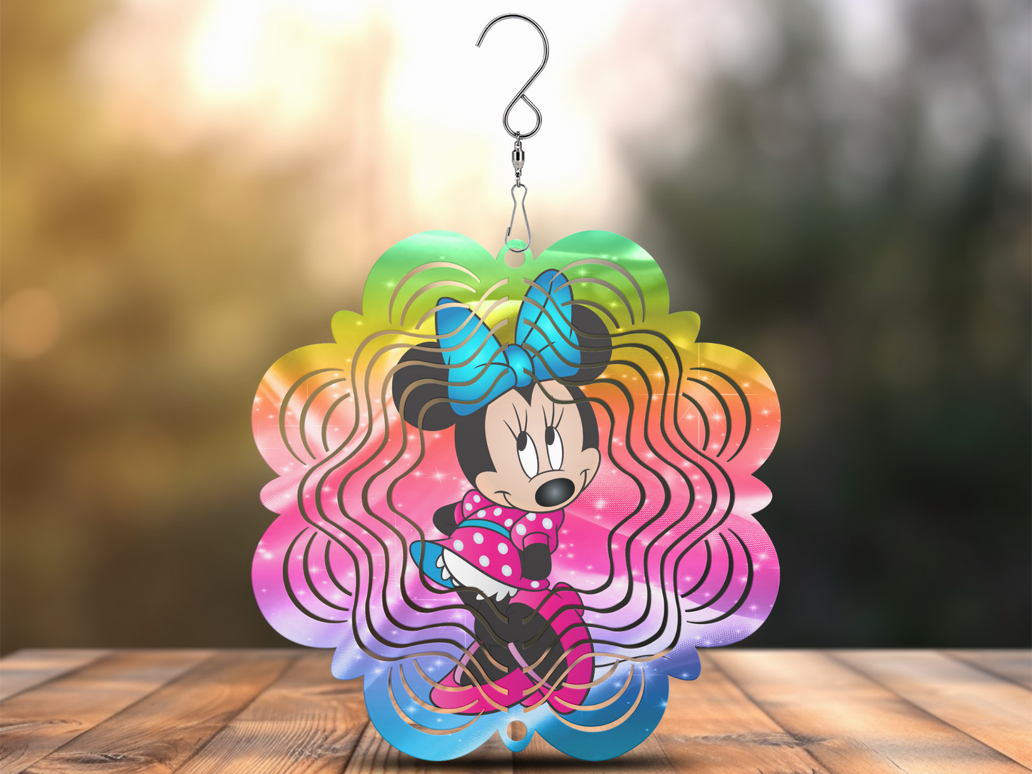 Minnie Rainbow Wind Spinner