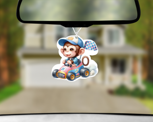 Monkey Racers Car Air Freshener