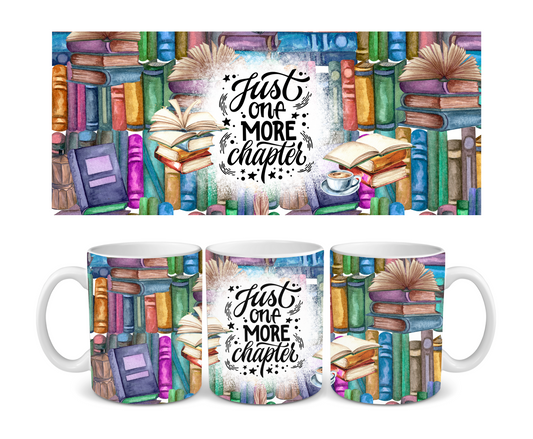 Just One More Chapter Ceramic Mug