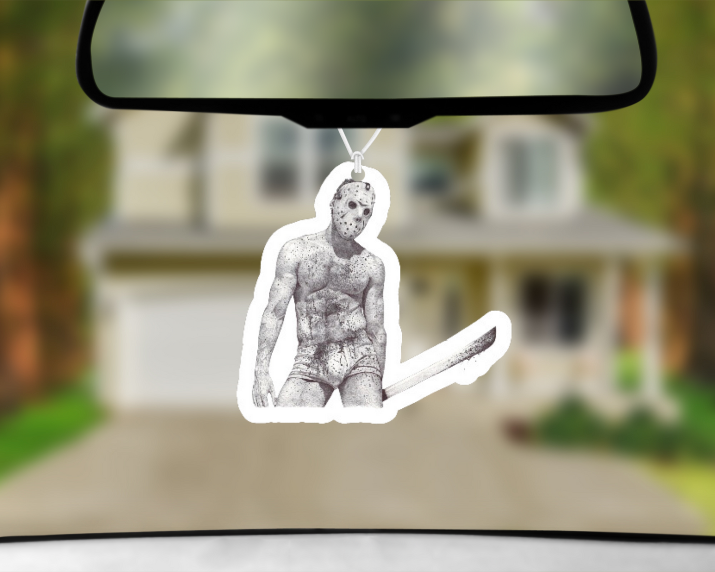 Naughty Jason Voorhees Car Air Freshener