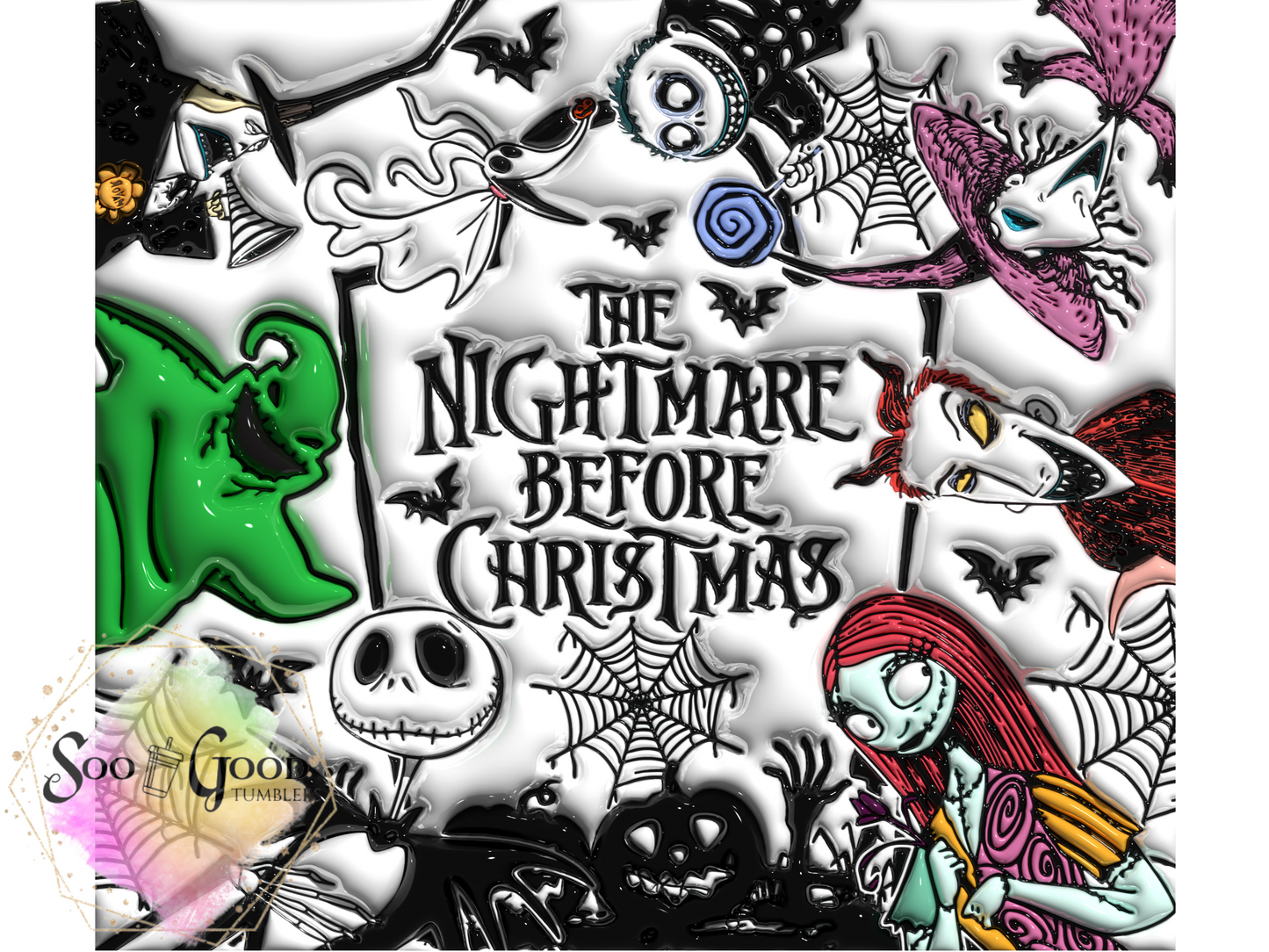 Nightmare Before Christmas Tumbler