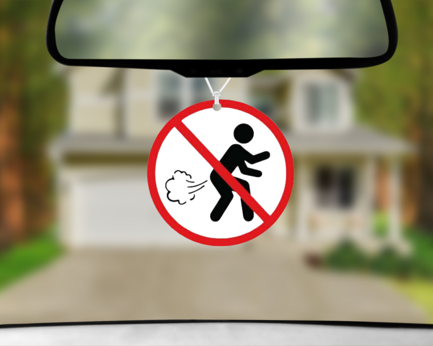 No Farts Allowed Car Air Freshener