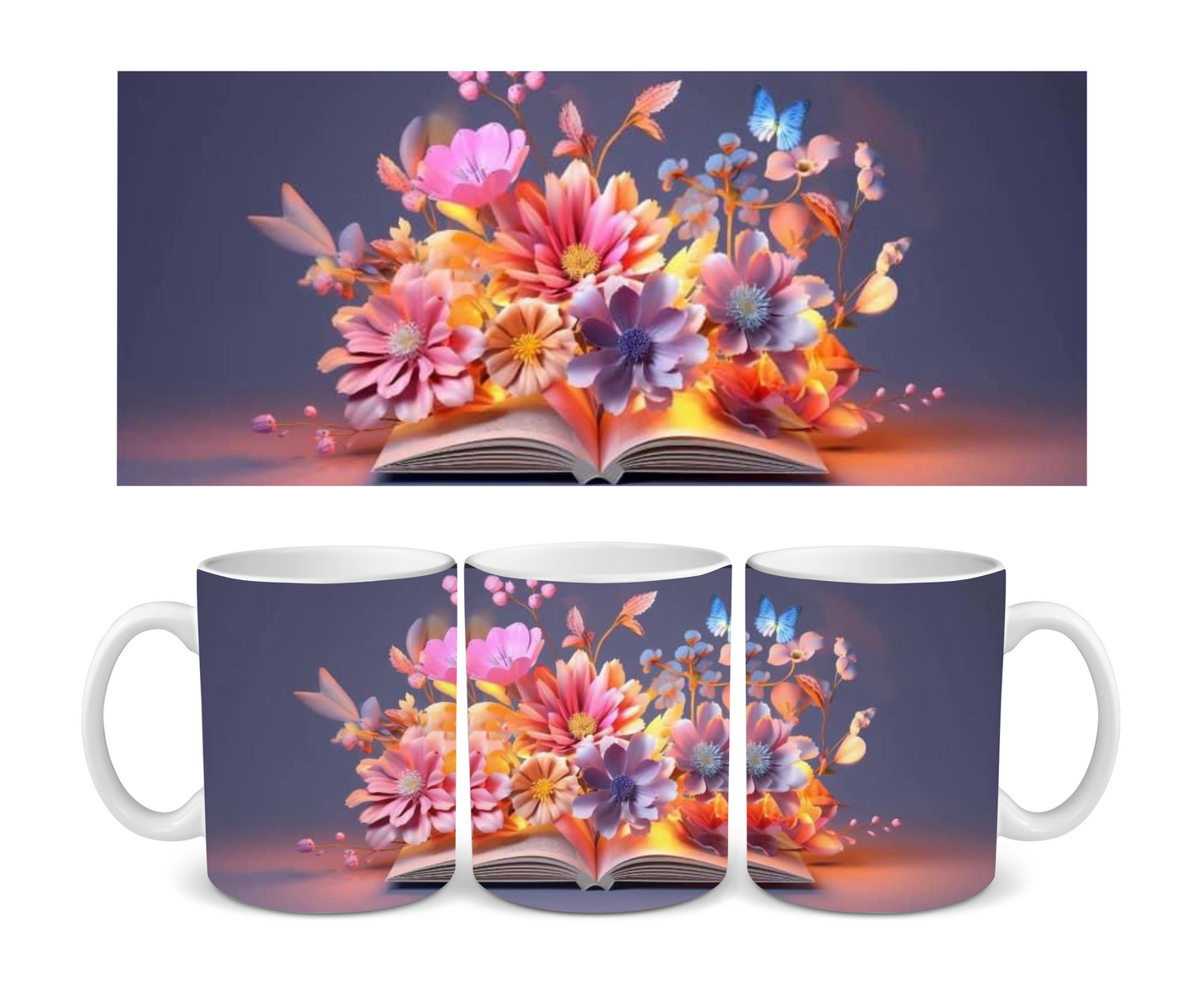 Open The Book Ceramic Mug