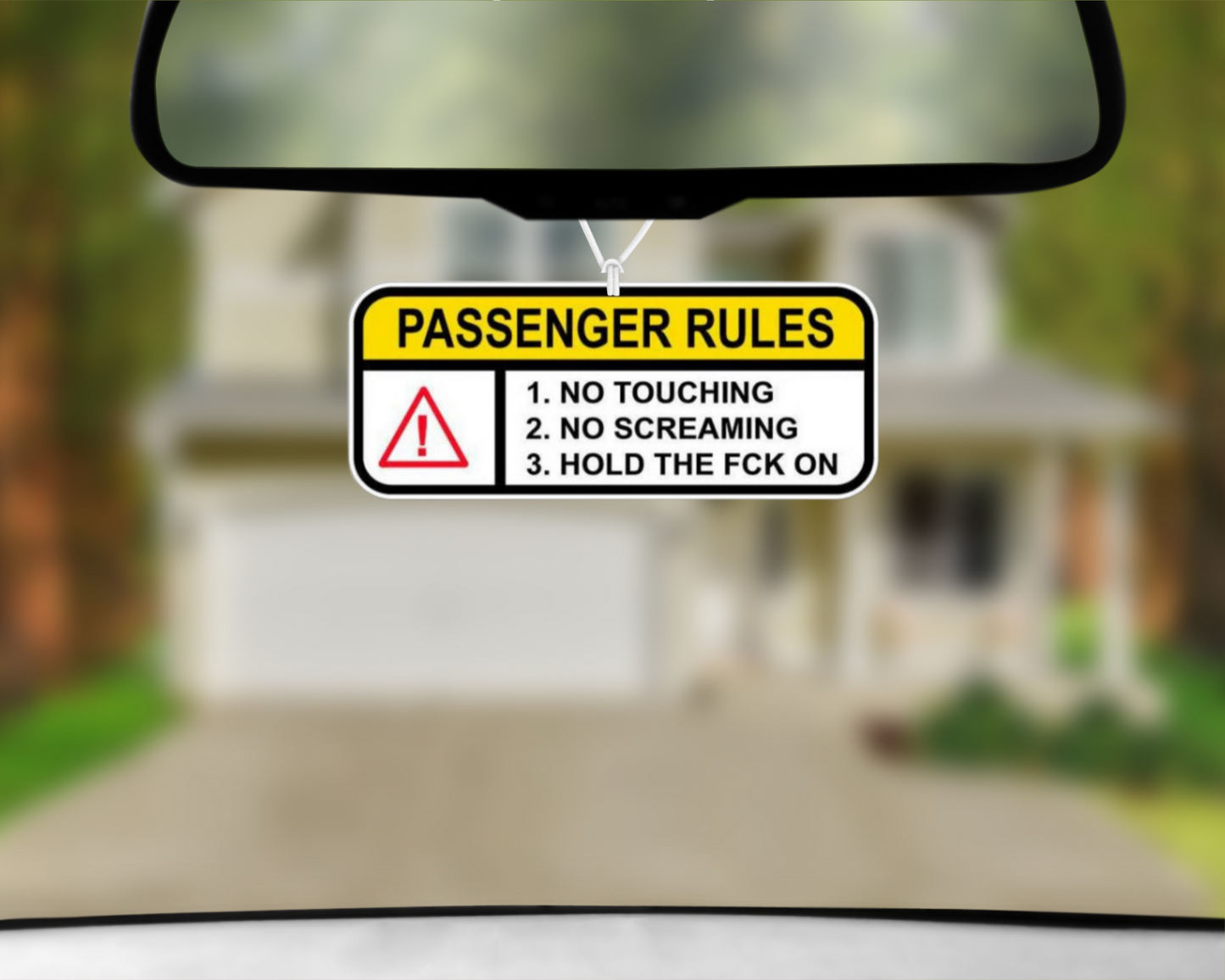 Passenger Rules Car Air Freshener