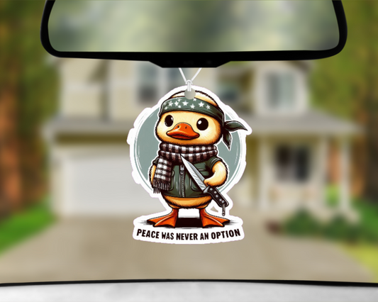 Peace Was Never An Option Car Air Freshener