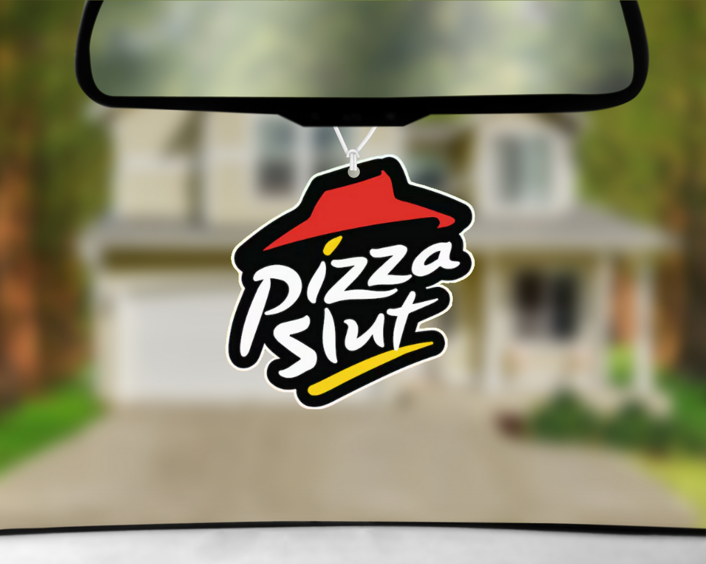 Pizza S*ut Car Air Freshener