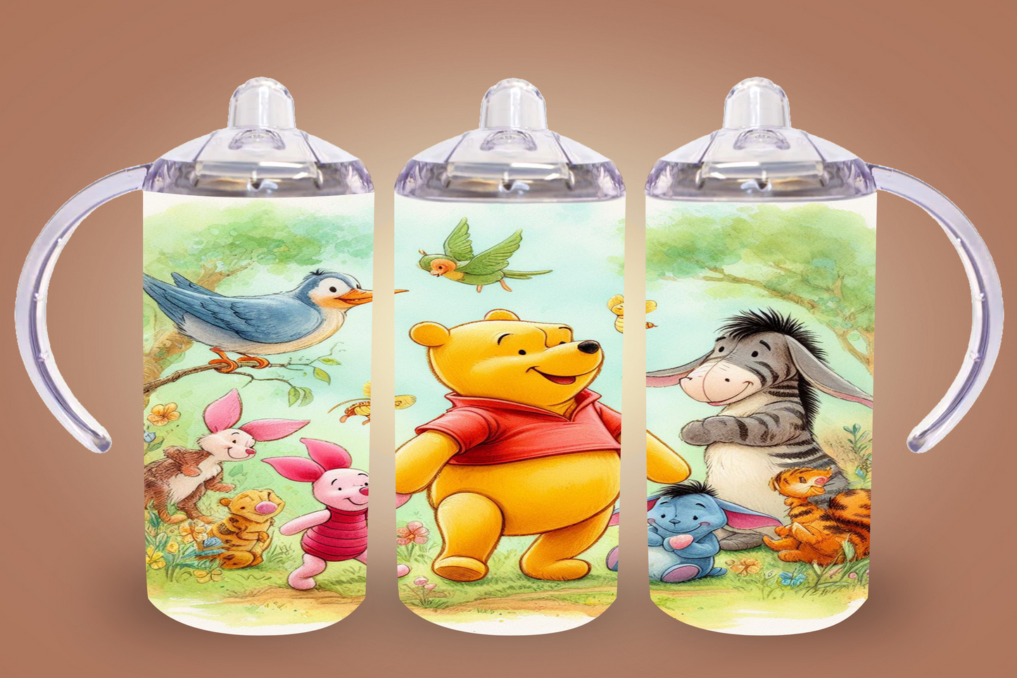 Pooh Bear & Friends Sippy Cup / Kids Bottle