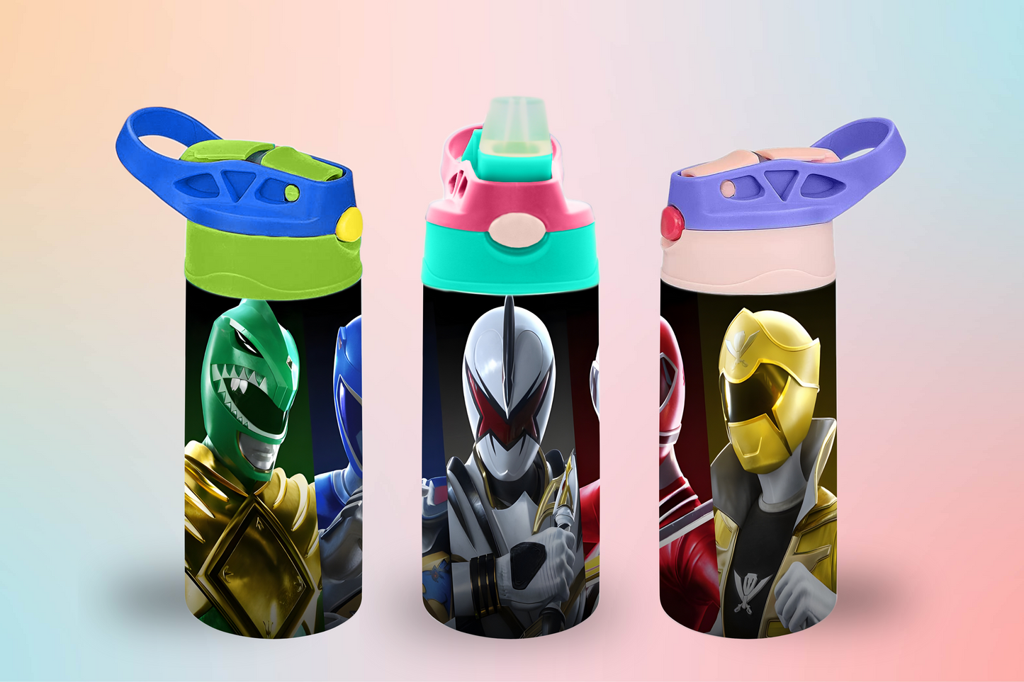 Power Rangers Sippy Cup / Kids Bottle