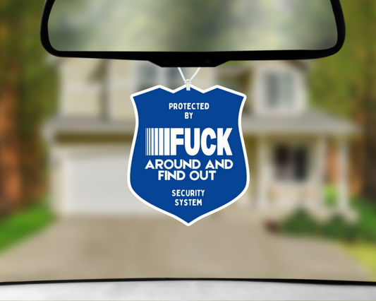 Protected By Car Air Freshener