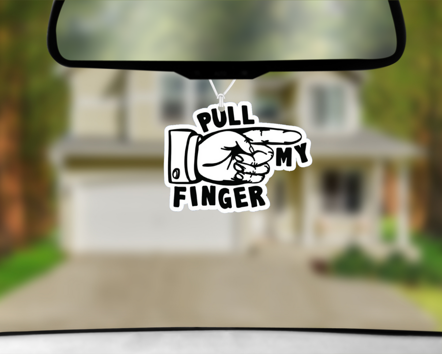 Pull My Finger Car Air Freshener