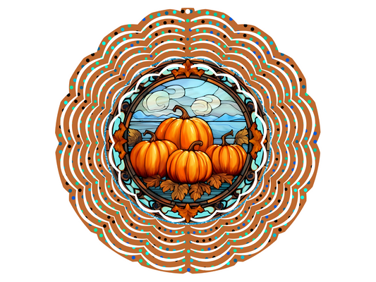 Pumpkin Patch Wind Spinner