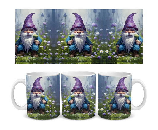 Purple Knomes Ceramic Mug