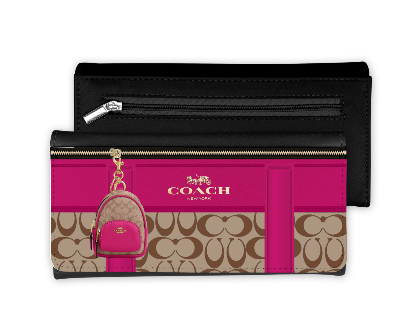 Coach Inspired Leather Purse/Coin Purse (083)