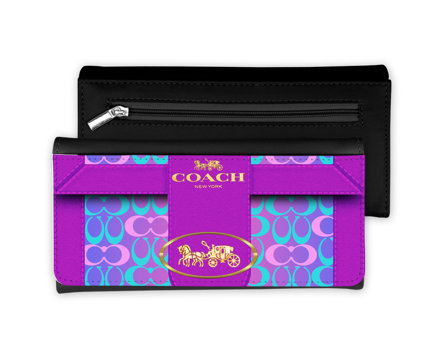 Coach Inspired Leather Purse/Coin Purse (089)