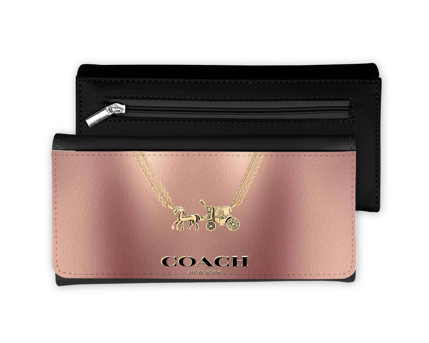 Coach Inspired Leather Purse/Coin Purse (056)