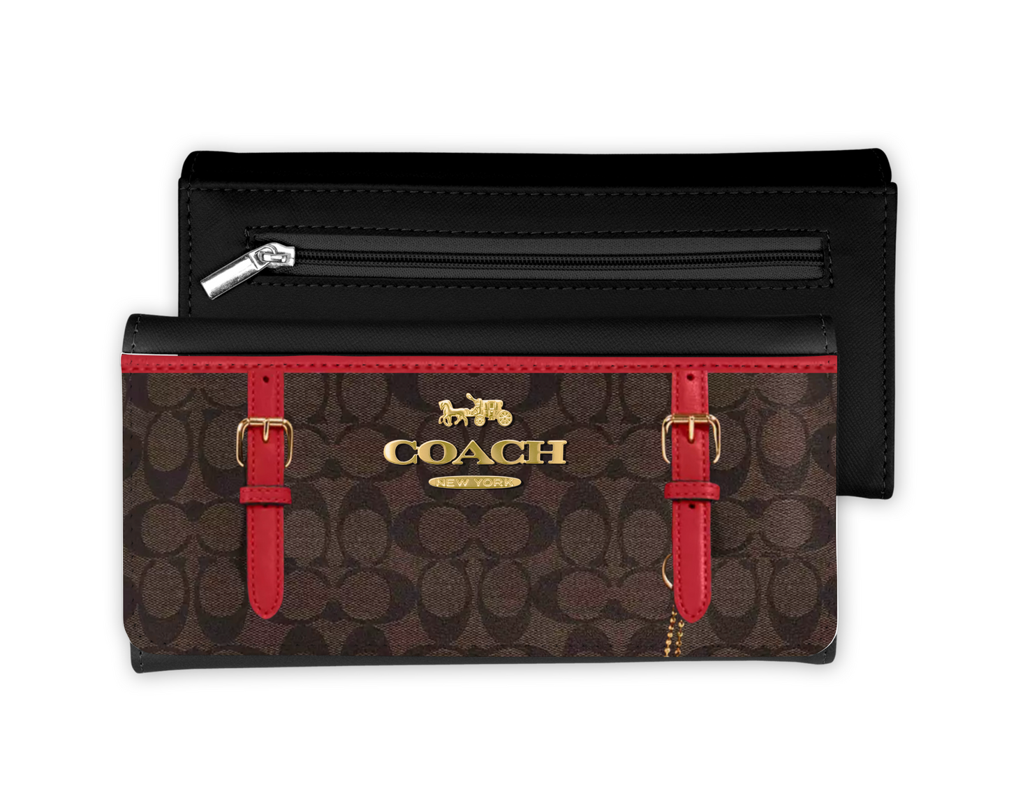 Coach Inspired Leather Purse/Coin Purse (096)