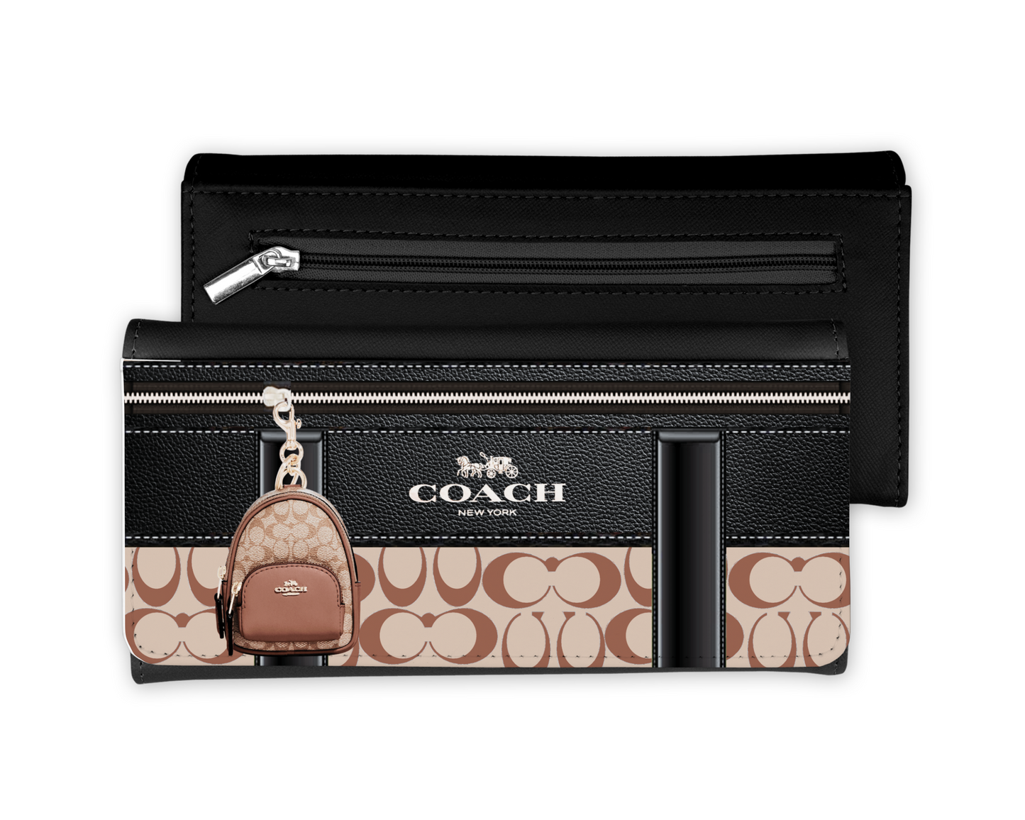 Coach Inspired Leather Purse/Coin Purse (146)