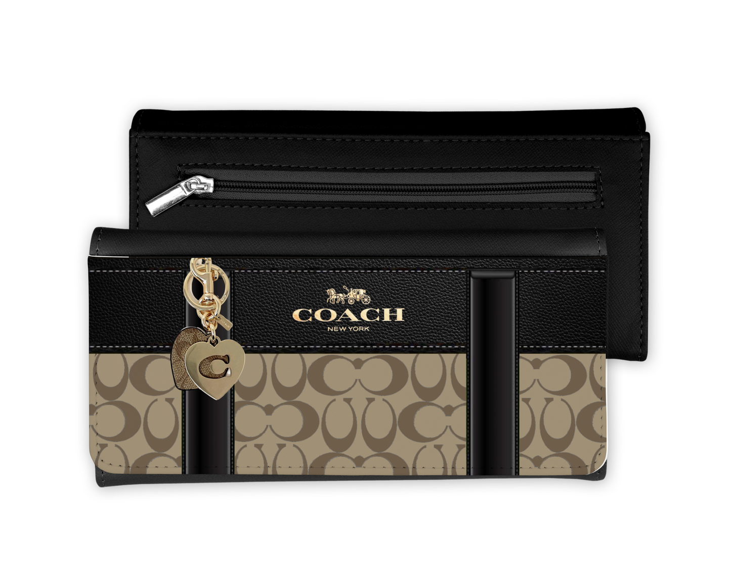 Coach Inspired Leather Purse/Coin Purse (093)