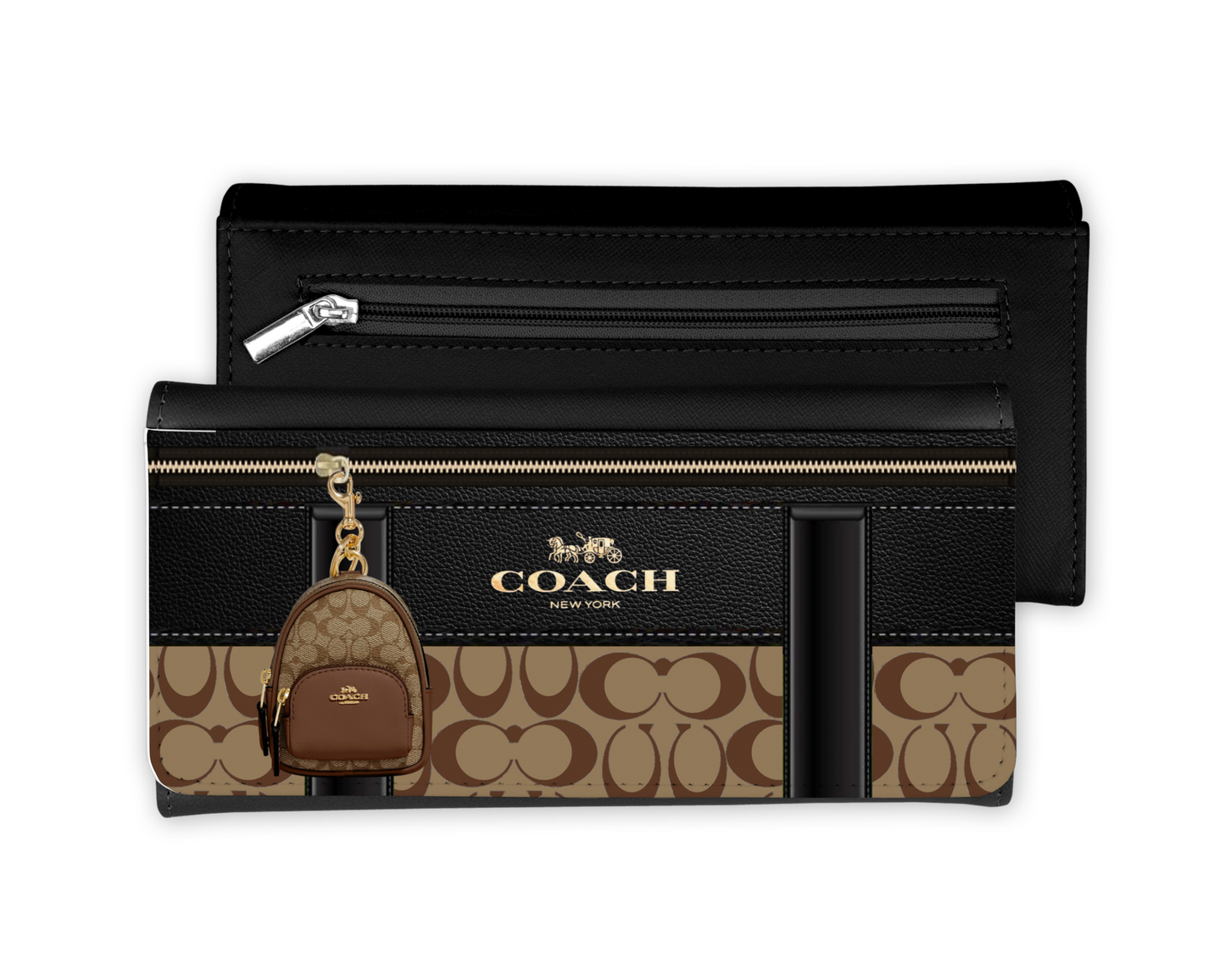 Coach Inspired Leather Purse/Coin Purse (091)