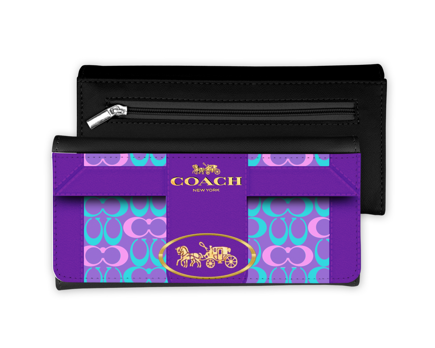 Coach Inspired Leather Purse/Coin Purse (090)