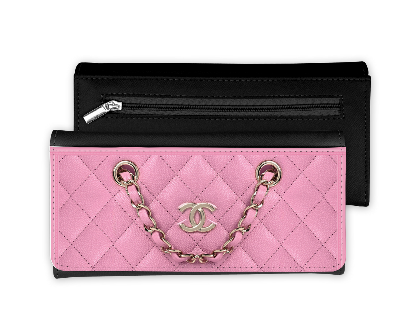 Chanel Inspired Leather Purse/Coin Purse (001)