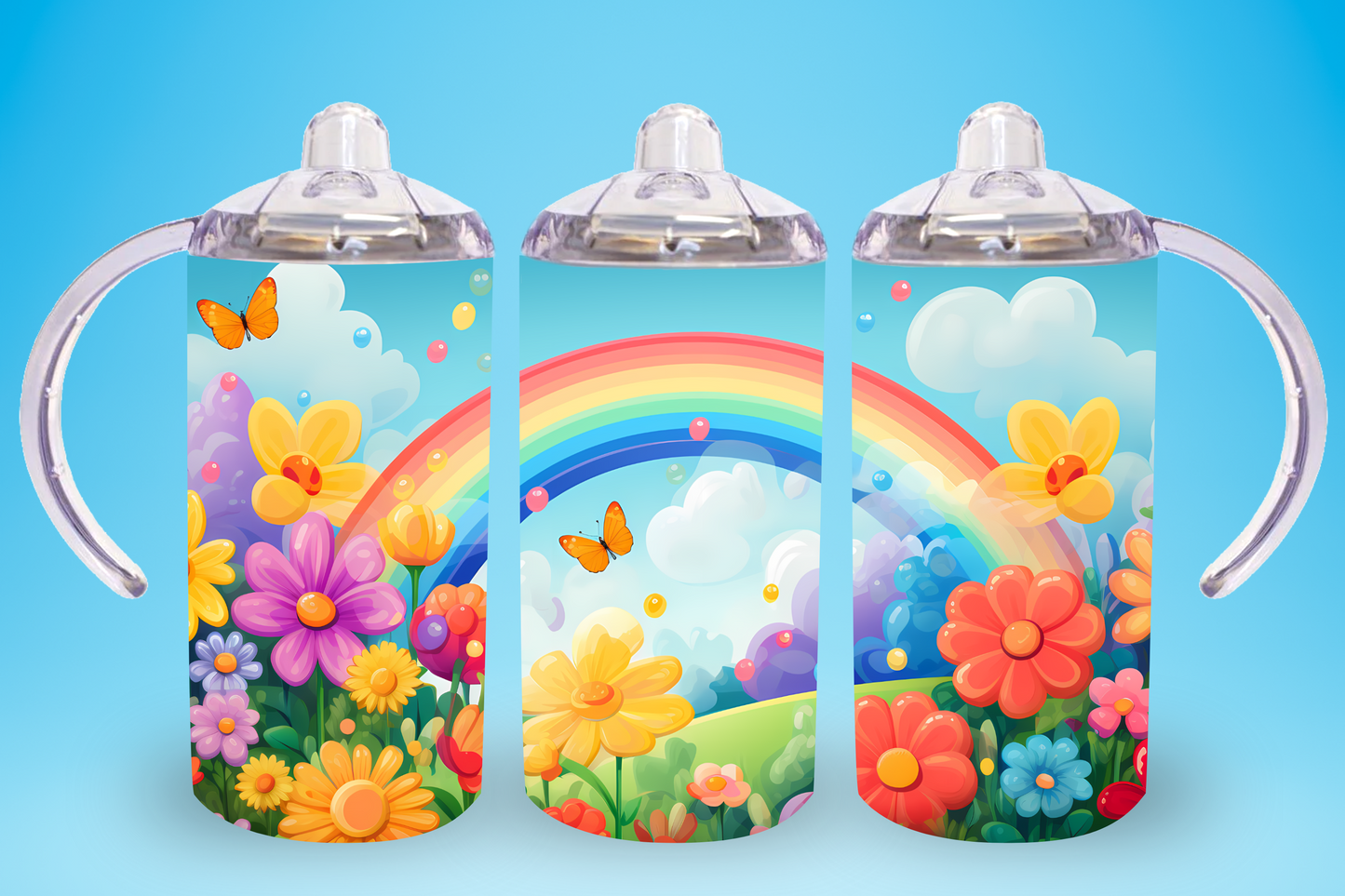 Rainbow Bright Sippy Cup / Kids Bottle