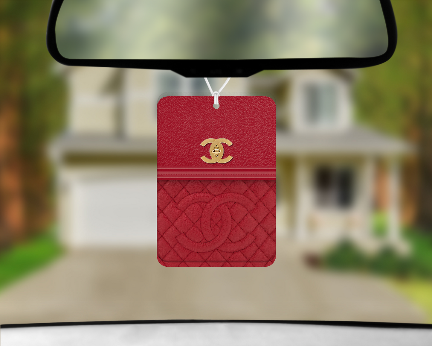 Chanel Inspired Car Air Freshener (005) Square