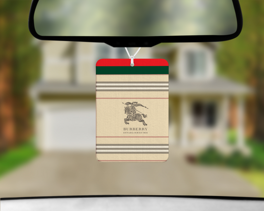 Burberry Car Air Freshener (001) (Square)