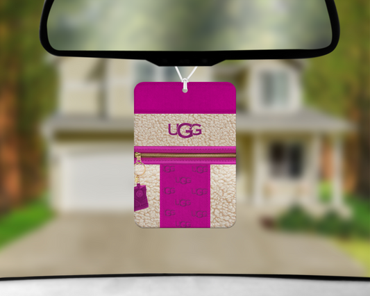 Ugg Inspired Car Air Freshener (001) Square