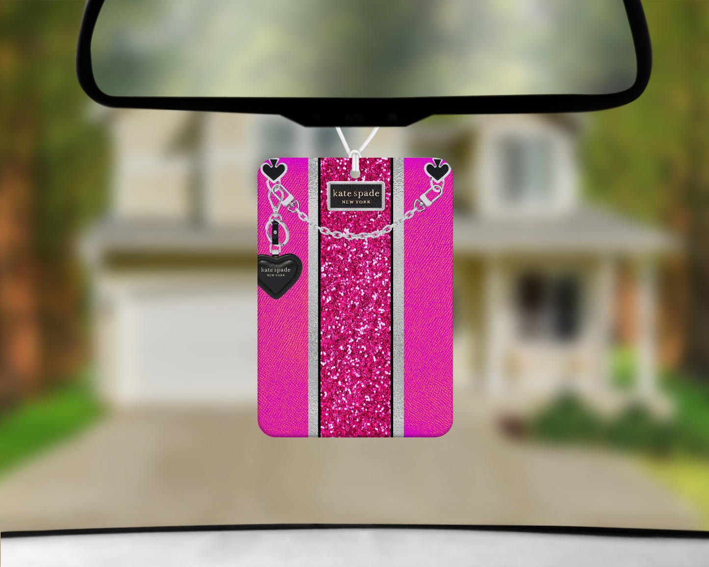 Katie Spade Inspired Car Air Freshener (005) Square