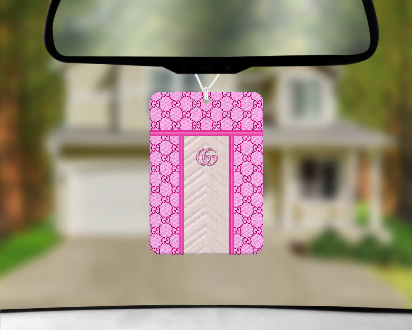 Gucci Inspired Car Air Freshener (002) Square