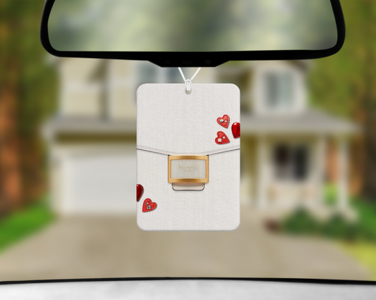 Katie Spade Inspired Car Air Freshener (001) Square