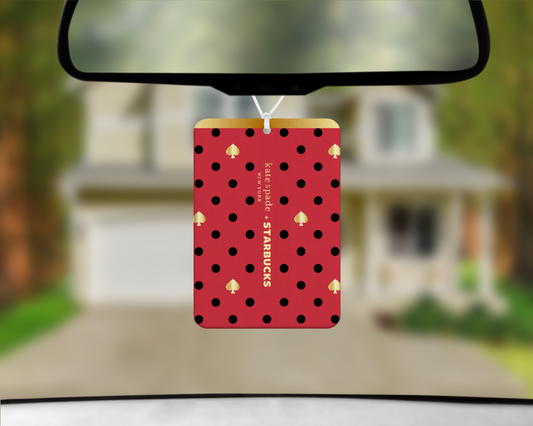 Katie Spade Inspired Car Air Freshener (002) Square