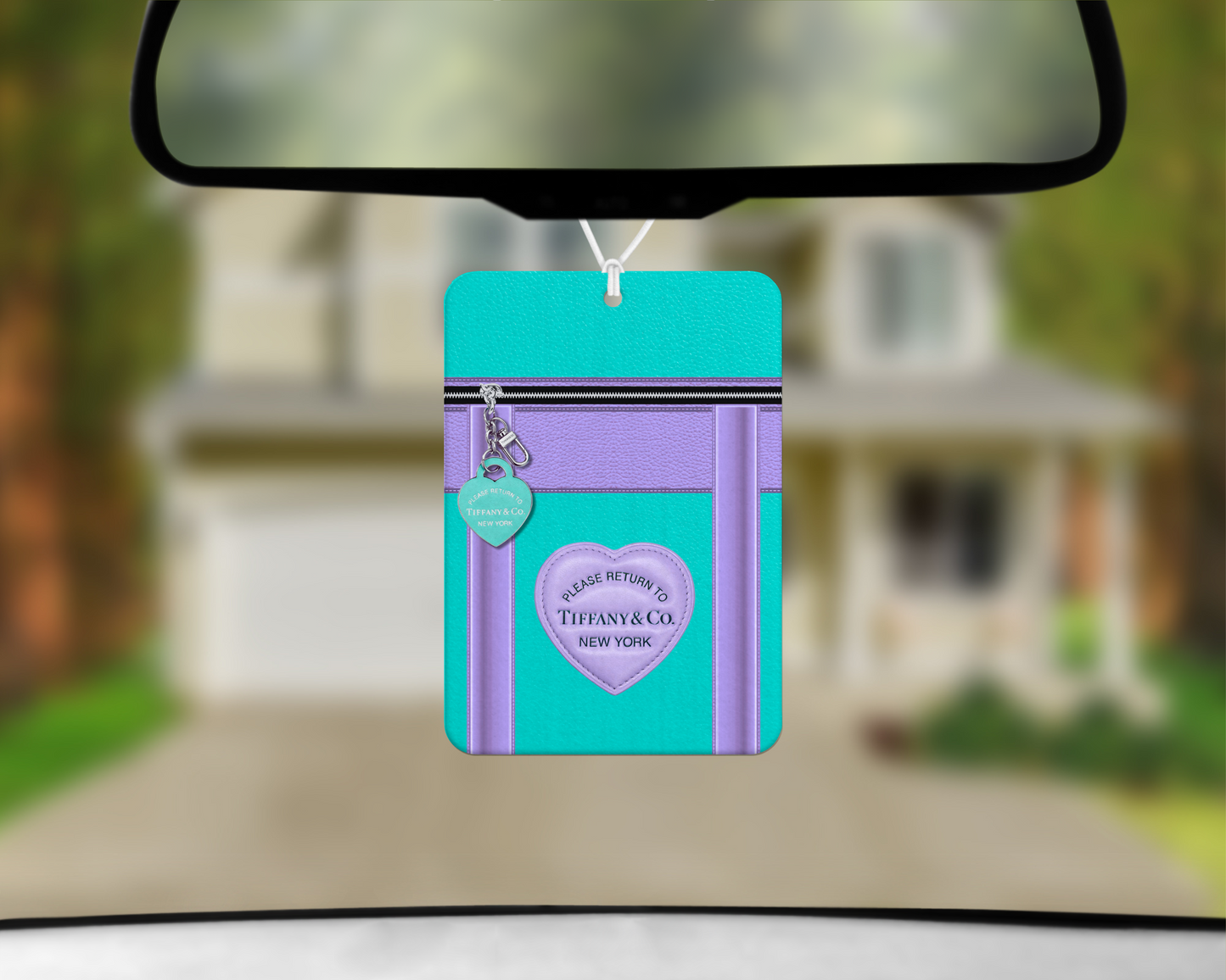 Tiffany Inspired Car Air Freshener (003) Square