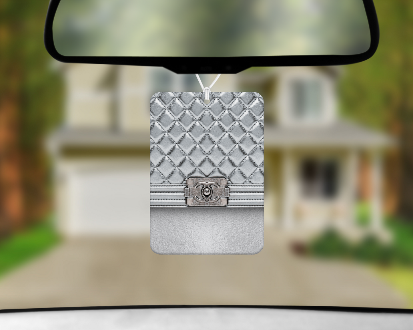 Chanel Inspired Car Air Freshener (007) Square