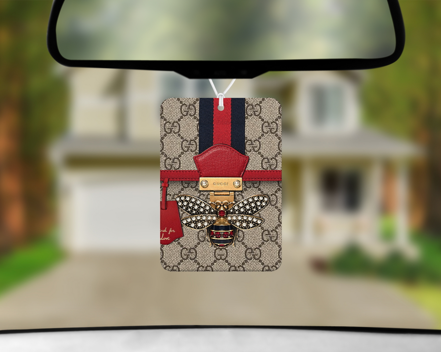 Gucci Inspired Car Air Freshener (015) Square