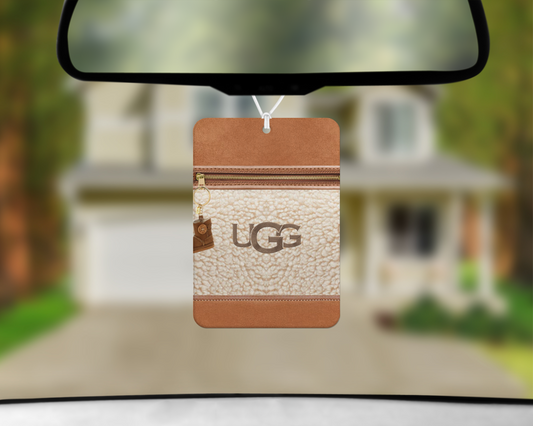 Ugg Inspired Car Air Freshener (007) Square