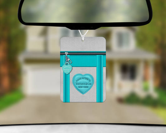 Tiffany Inspired Car Air Freshener (002) Square