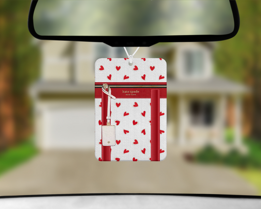 Katie Spade Inspired Car Air Freshener (015) Square