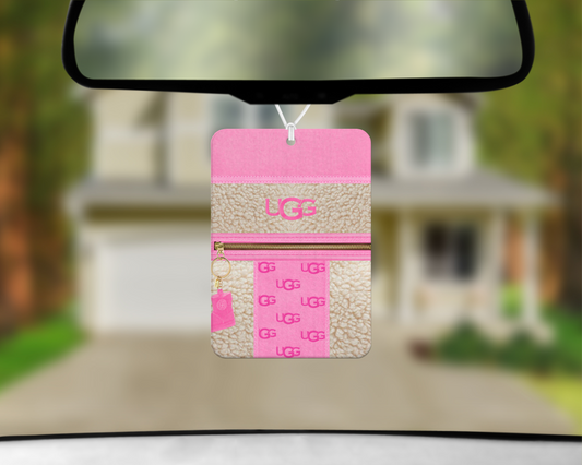 Ugg Inspired Car Air Freshener (005) Square